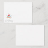 Van het bureau van - Flat Note Kaart - Voor docent Notitiekaartje (Voorkant / Achterkant)