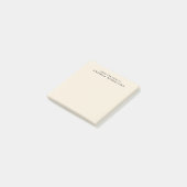 Van het bureau van Monogram eierschaal Eenvoudig & Post-it® Notes (Schuin)