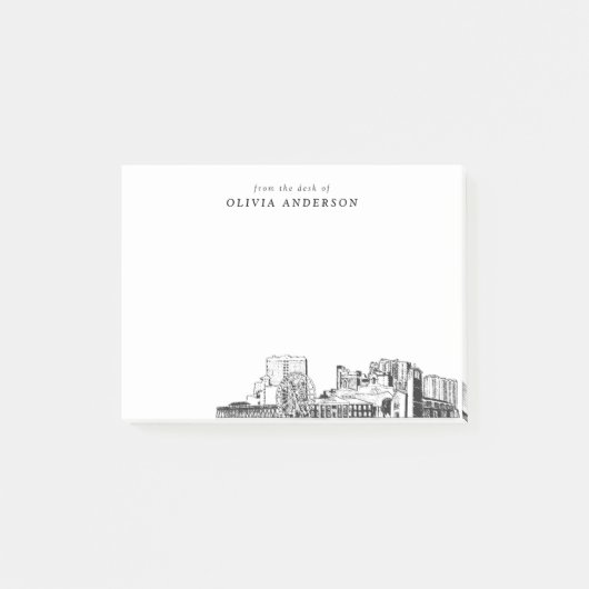Van het bureau van Myrtle Beach Skyline gepersonal Post-it® Notes (Voorkant)