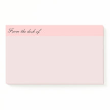 Van het bureau van Pink