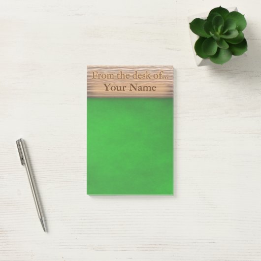 Van het bureau van post-it® notes (Kantoor)