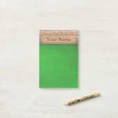 Van het bureau van post-it® notes (Op bureau)