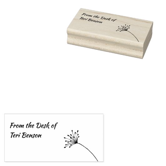 Van het Bureau van Rubber Stamp - Boho Weed Rubberstempel (Gestempeld)