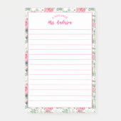 Van het bureau van Schattigee meisjesbloemmotief Post-it® Notes (Voorkant)