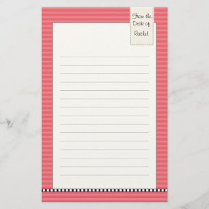 Van het bureau van... schrijfbehoeften briefpapier