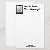 van het bureau van , The Grumpa Briefpapier (Voorkant / Achterkant)