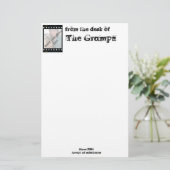 van het bureau van , The Grumpa Briefpapier (Staand voorkant)