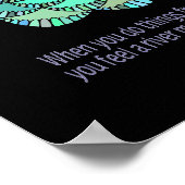 Van het citaat van Soul Rumi Poster (Hoek)