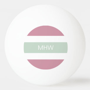 Van het de douanemonogram van het Patroon van Pingpongballen