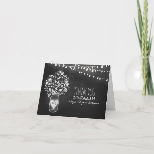 Van het de metselaarkruik & koord van het bord de bedankkaart (Voorkant)