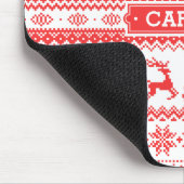 Van het de sweater rood eerlijk eiland van muismat (Hoek)