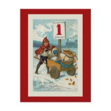 Van het "gelukkige Nieuwjaar" het Wenskaart