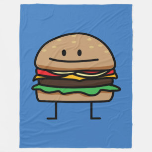 Van het het gehaktRundvlees van de Hamburger van Fleece Deken