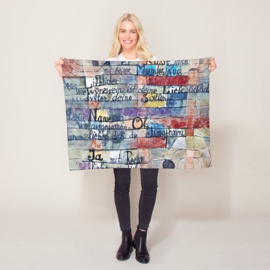 Van het liedje van de liedjes, Klee Fleece Deken (In situ)