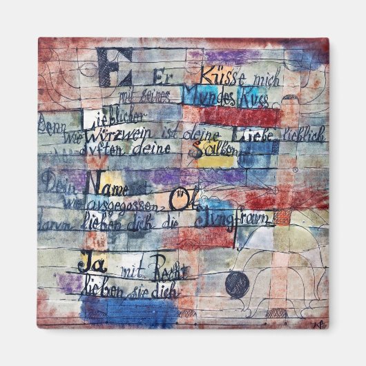 Van het liedje van de liedjes, Klee Magneet (Voorkant)