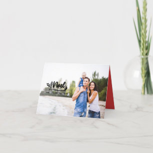 Van het manuscriptKerstmis van Noel hand getrokken Feestdagen Kaart