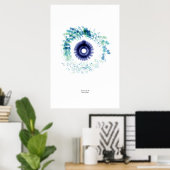 Van het personeel: Canon in D (kleur) Poster (Thuiskantoor)