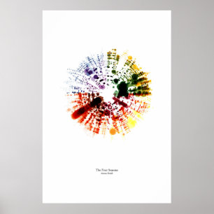 Van het Personeel: De vier seizoenen (kleur) Poster