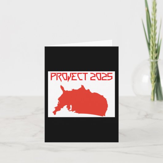 van het project 2025 kaart (Voorkant)