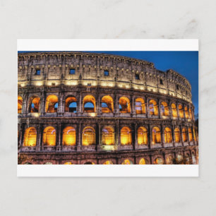 Van het Romeinse Colosseum met liefde Briefkaart