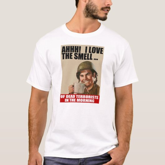 Van het T-shirt met de troep van de terroristen (Voorkant)