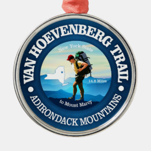 Van Hoevenberg Trail (C) Metalen Ornament