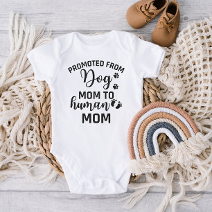 van hond mam naar menselijke mam Baby Bodysuit