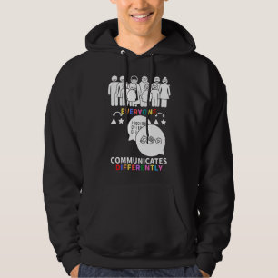 Van in april Draag we rood in plaats van autisme. Hoodie