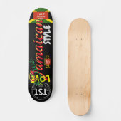 VAN JAMAICAN STYLE Skateboard, 7¾-inch deck Skateboard (Voorkant)