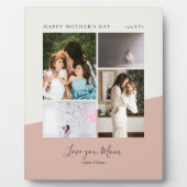 Van je moeder Moederdag cadeau Foto Collage Fotoplaat (Voorkant)