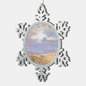 Van Jerusalem Tin Sneeuwvlok Ornament (Rechts)