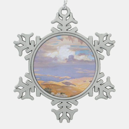 Van Jerusalem Tin Sneeuwvlok Ornament (Voorkant)