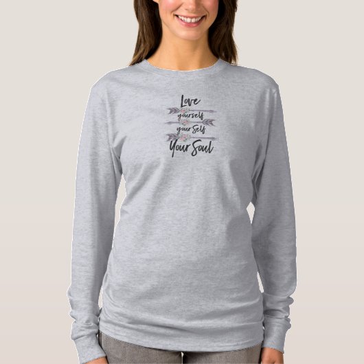Van jezelf houden vrouwen T-shirt (Voorkant)