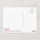 Van jou, Cute Piggies Art Briefkaart (Achterkant)