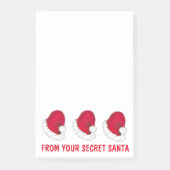 Van jouw geheime kerstkerstkerstcadeaudag post-it® notes (Voorkant)