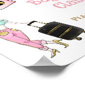 Van juffrouw tot mevrouw bruids douche geschenk bo poster (Hoek)