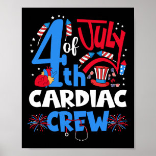 van juli cardiale bemanning cardiale verpleegkundi poster