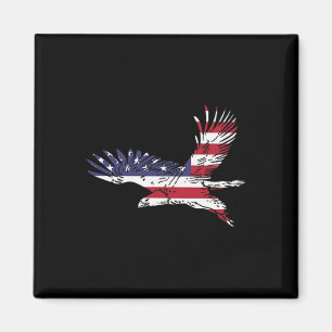Van juli Kale Eagle US Flag Pocket America Mannen Magneet