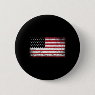 Van juli kerstcadeau Amerikaanse vlag graaf Ronde Button 5,7 Cm