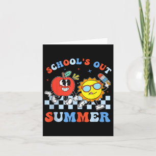 van juli school is uit voor zomer Afstuderen leraa Kaart