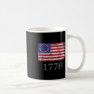 van juli t Shirt Amerikaanse vlag Betsy Ross 1776 Koffiemok
