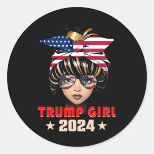 van juli Trump 45 47 Trump Meisje 2024 Ronde Sticker
