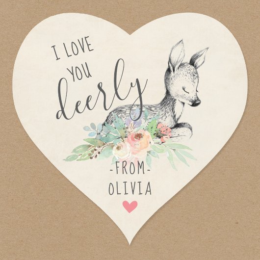 Van jullie Kinder Valentijnsdag Favor Hart Sticker