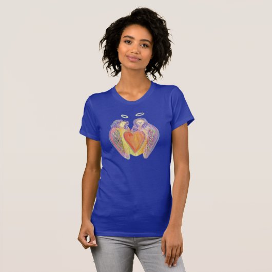 van Kind Guardian Angels Art Women's T-Shirts (Voorkant volledig)