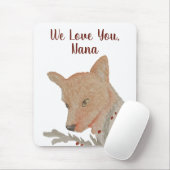 Van Kinder grootmoeder Festive Fox Muismat (Met muis)