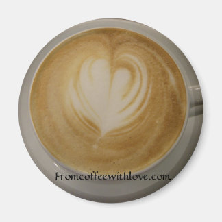 Van koffie met liefdesmagneet - Gepersonaliseerd Magneet