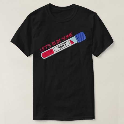 van LABLIFE Medical Laboratory Science Technoloog T-shirt (Design voorkant)