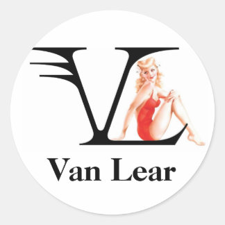 Van Lear Ronde Sticker