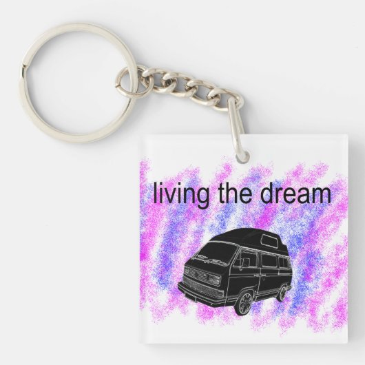 Van life camper sleutelhanger (Voorkant)