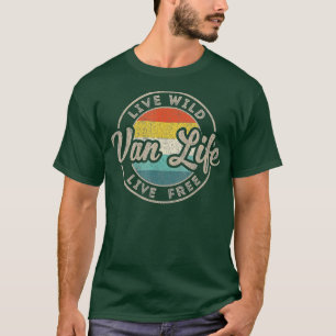 Van Life Clothing Retro Van Dwellers Vanli T-shirt